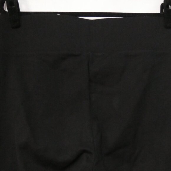 TORRID | size 2 | Sleek Black High Waisted Leggings | Faux Leather Front Panel - Picture 11 of 16